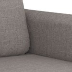 vidaXL Ensemble de canapés 4 Pièces avec coussins taupe tissu