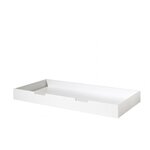 MALIA Lit cabane 90x200 avec toit noir + lit gigogne
