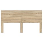 vidaXL Tête de lit Chêne Sonoma 200 cm Bois d'ingénierie