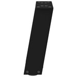 vidaXL Pieds de table basse en U 2 pièces Noir 30 x (30-31) cm Acier