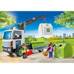 PLAYMOBIL 71431 - Camion-grue de recyclage de verre