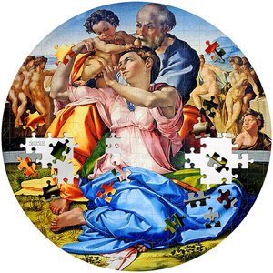 Monnaie DONI TONDO Michelangelo Micropuzzle Treasures 3 Oz Argent 20$ Palau 2023