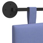 vidaXL Tête de lit suspendue Bleu denim Tissu