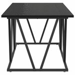 vidaXL Table basse Chêne noir 100 x 50 x 40 cm