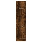 vidaXL Armoire d'apothicaire chêne fumé 30x41x118 cm bois d'ingénierie