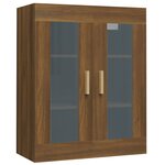 vidaXL Armoire murale suspendue Chêne marron 69 5x34x90 cm