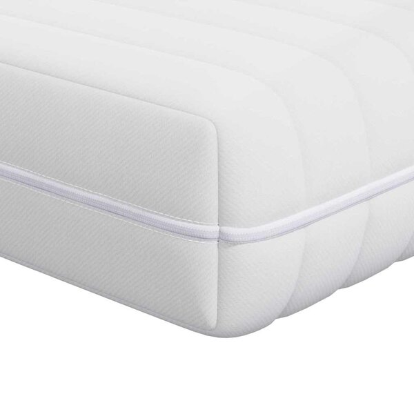 vidaXL Matelas Blanc 120 x 200 cm Polyester