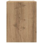 vidaXL Meuble TV mural 2 Pièces Chêne artisan 30 x 31 x 40 cm