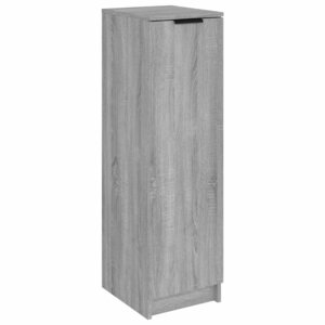 vidaXL Meuble à chaussures Sonoma gris 30x35x100 cm Bois d'ingénierie