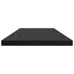 vidaXL Étagère à livres 4 Pièces Noir 60 x 20 x 1 5 cm Bois d'ingénierie