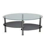vidaXL Table basse avec design exclusif Noir
