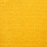 vidaXL Voile d'ombrage 160 g/m² rectangulaire jaune 5x7 m PEHD
