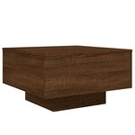 vidaXL Table basse chêne marron 55x55x31 cm bois d'ingénierie
