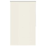 vidaXL Store enrouleur occultant 124 4 x 175 cm  largeur du tissu 120 cm  blanc cassé