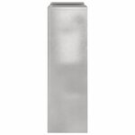 vidaXL Supports pour plantes 2 Pièces Argent 24 x 24 x 75 cm