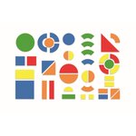 Djeco DJ03130 - Magnétiques bois - Géoforme