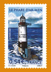 Carte postale prétimbrée - Le phare d'Ar-men - International