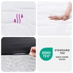 vidaXL Matelas à ressorts bonnell moyen 80x200 cm