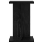 vidaXL Support de Plante Chêne noir 25 x 25 5 x 40 5 cm