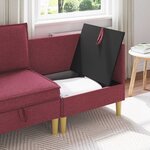 vidaXL Sofa avec rangement Tissu