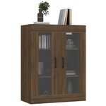 vidaXL Armoire murale suspendue Chêne marron 69 5x34x90 cm