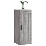 vidaXL Armoire murale sonoma gris 34 5x34x90 cm bois d'ingénierie