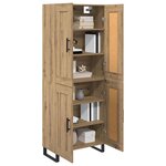 vidaXL Haut Armoire Chêne artisanal 69 5 x 34 x 180 cm