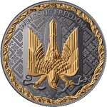 THE WINGS OF FREEDOM 1 Once Argent Proof Monnaie 1000 Satoshi United Crypto States 2025