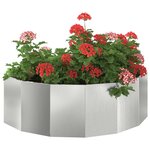 vidaXL Jardinière Argent 120 x 60 x 35 cm Acier galvanisé