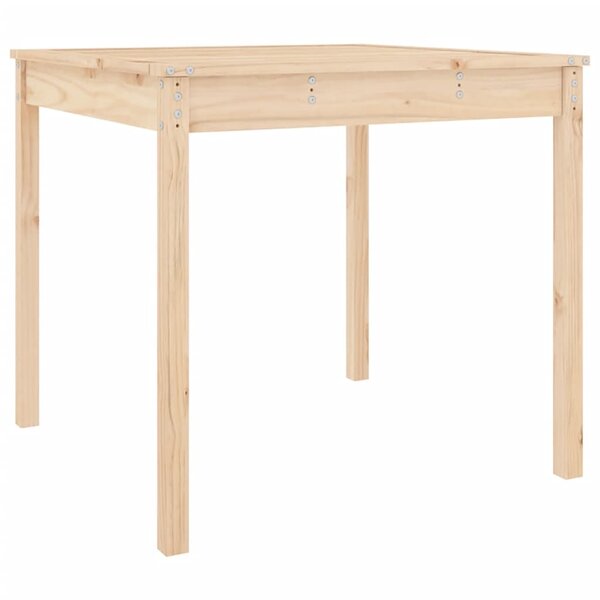 vidaXL Table de jardin 82 5x82 5x76 cm bois massif de pin