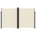 vidaXL Auvent latéral rétractable crème 200x600 cm
