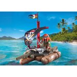 PLAYMOBIL 71794 - Pirate avec radeau flottant  canons et trésor