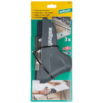 wolfcraft Rabot plaquiste à chanfreiner 3 lames 4009000