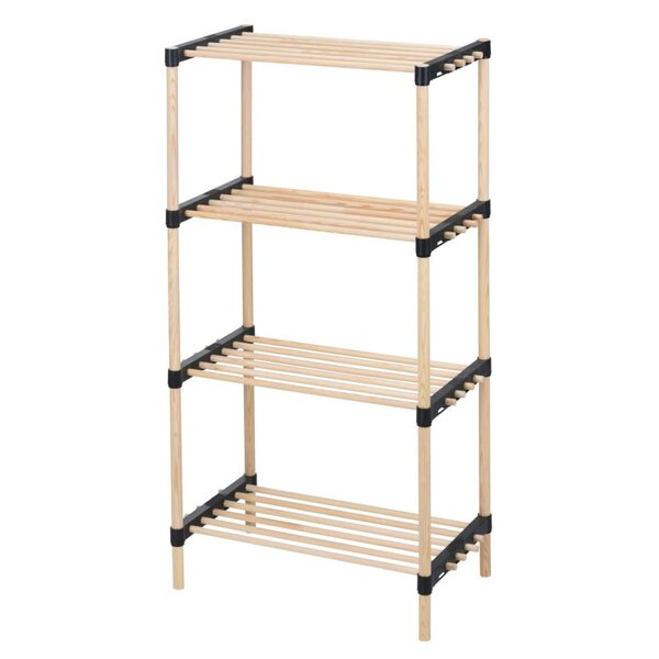 Storage solutions Porte-chaussures avec 4 étagères Bois 49x28x92 5 cm