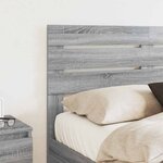 vidaXL Tête de lit Gris Sonoma 150 cm Bois d'ingénierie