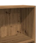 vidaXL Bibliothèque chêne artisanal 40x24x143 cm bois d'ingénierie