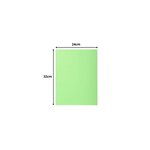 Paquet 100 chemises Foldyne 180 Vert tilleul EXACOMPTA