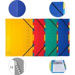 TRIEUR AGRAFE 12 COMP. Ass. EXACOMPTA