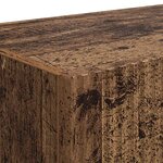 vidaXL Meuble TV mural Bois Ancien 60 x 31 x 29.5 cm Bois d'ingénierie