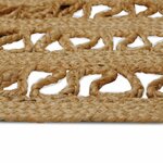 vidaXL Tapis de surface Naturel 122 x 183 cm Jute