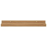 vidaXL Étagère Murale 2 Pièces Marron 40 x 9 x 3 cm Bois d'ingénierie