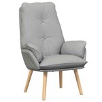 vidaXL Fauteuil relaxant Gris nuage 69 x 74 x 93 cm tissu