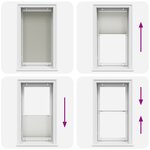 vidaXL Store plissé gris clair 70x100 cm largeur du tissu 69 4 cm