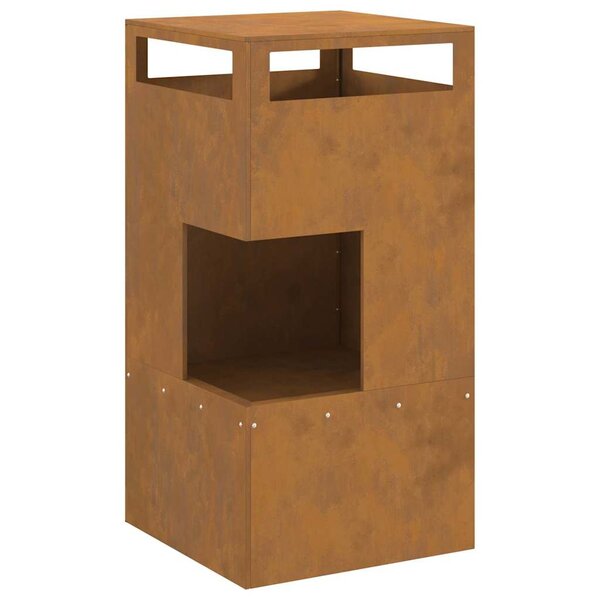 vidaXL Braise Marron 50 x 50 x 100 cm Acier