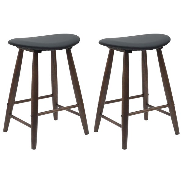 vidaXL Chaises de salle à manger 2 Pièces Marron Clair 46 x 37 x 63 cm