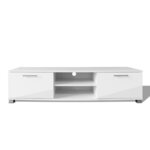 vidaXL Meuble TV Blanc brillant 120x40 5x35 cm