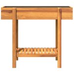 vidaXL Lit surélevé de jardin 90x30x75 cm bois massif acacia