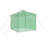 vidaXL Serre avec toit Vert 290 x 290 x 315 cm Acier
