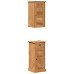 vidaXL Ensemble de mobilier de salle de bain avec tiroir 2 Pièces