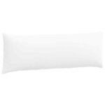 vidaXL Coussins de canapé 2 Pièces Blanc 120 x 40 cm tissu